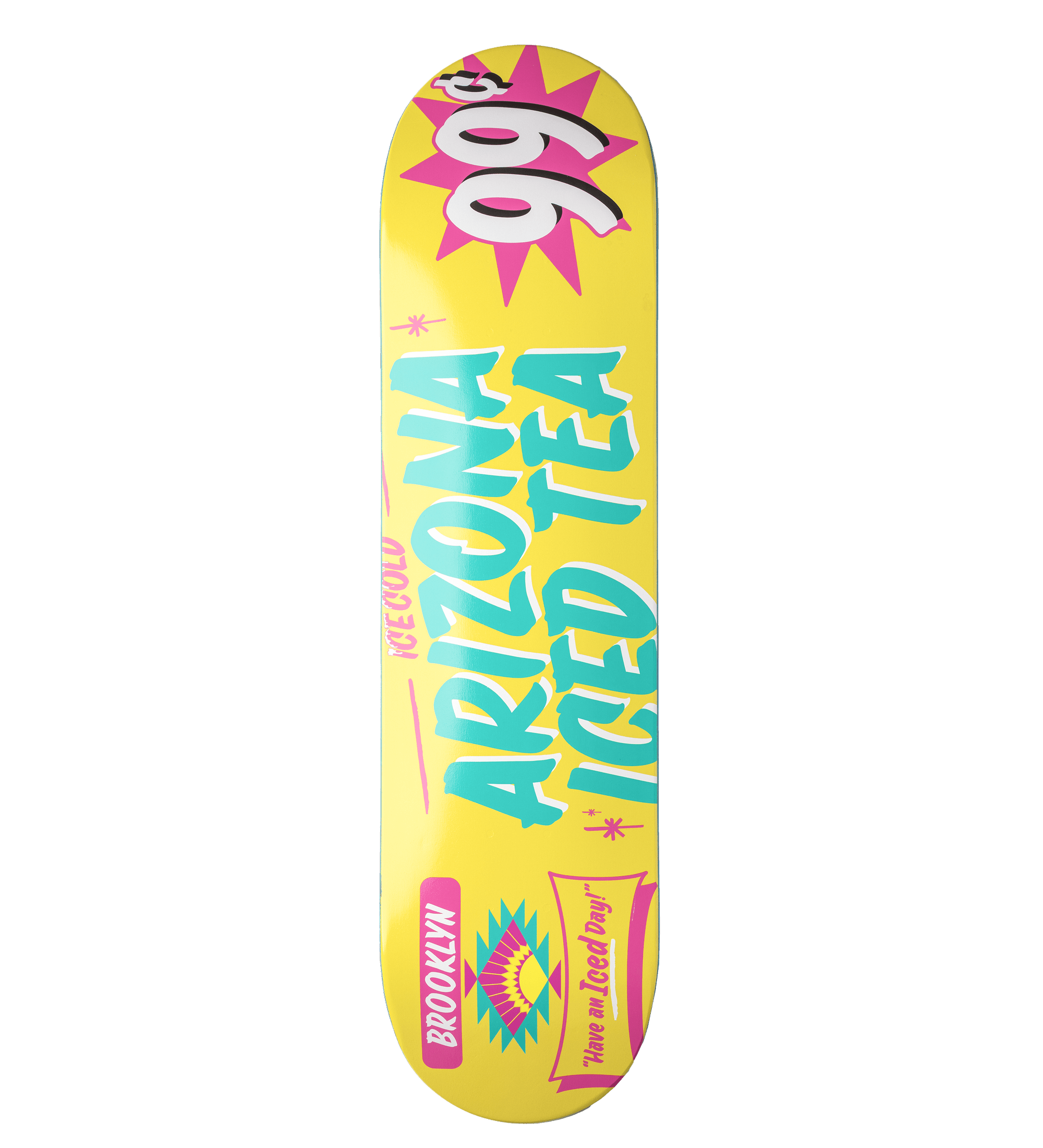 Yellow & Pink Bodega Skateboard Deck – DrinkAriZona