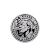 Circular emblem celebrating 25 years of Arizona & Arnold Palmer, featuring a portrait and dates.