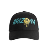 Black & Teal Club 'Zona Drippy Smiley Snapback Hat