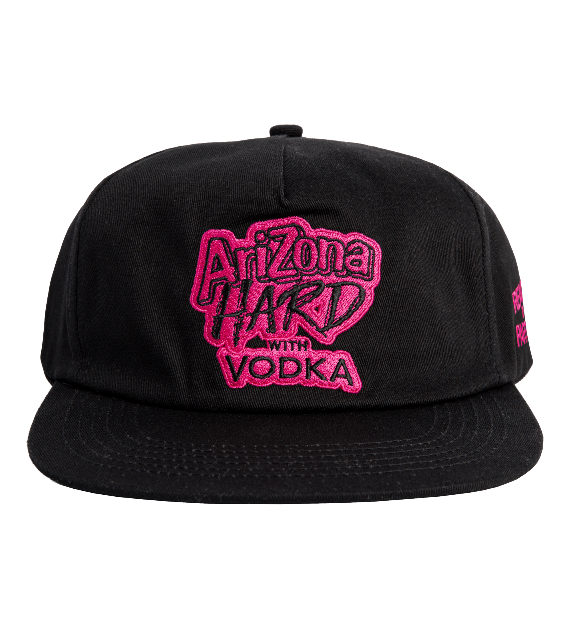 AriZona Hard Vodka Black & Pink Snapback Hat