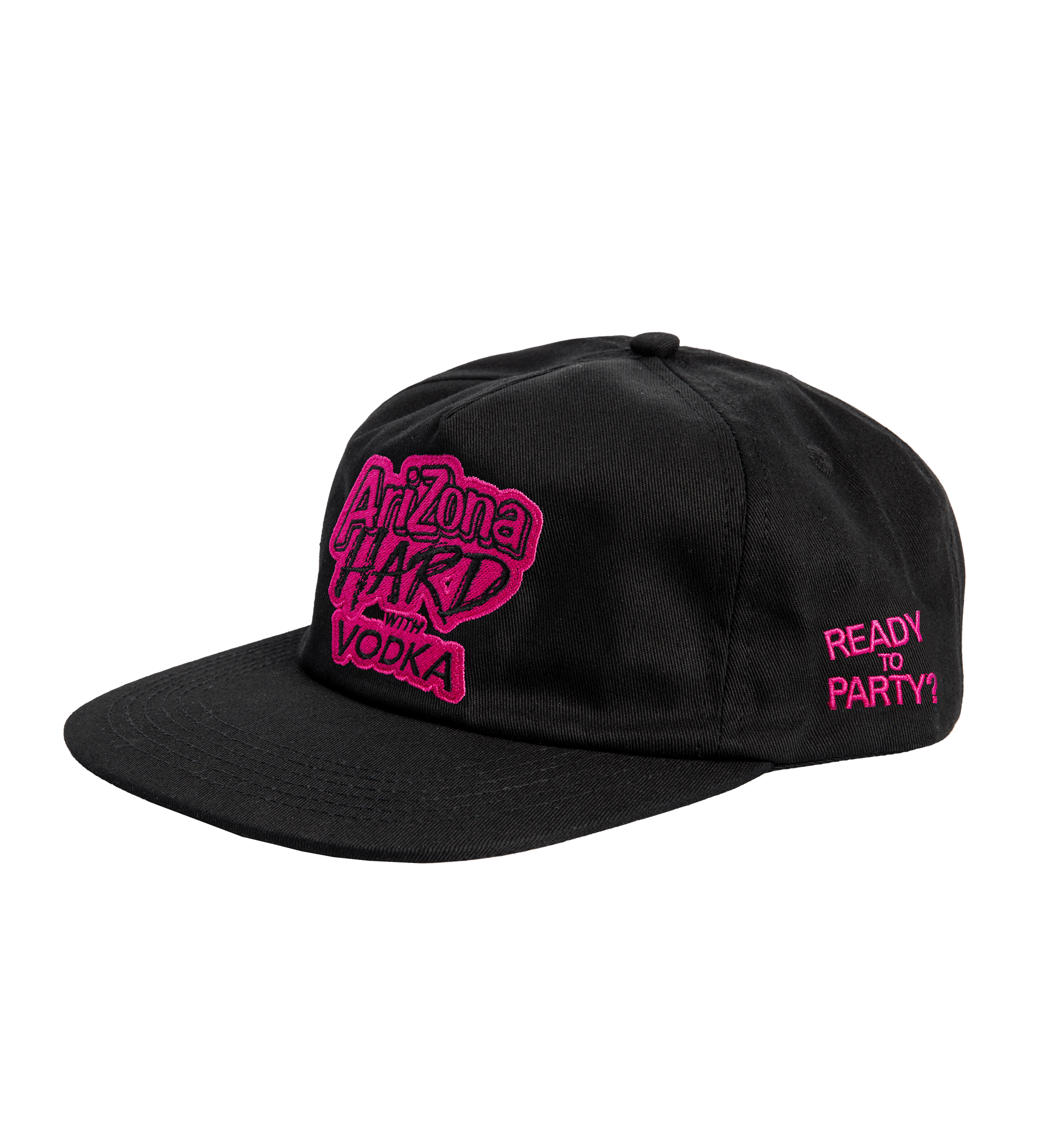 AriZona Hard Vodka Black & Pink Snapback Hat