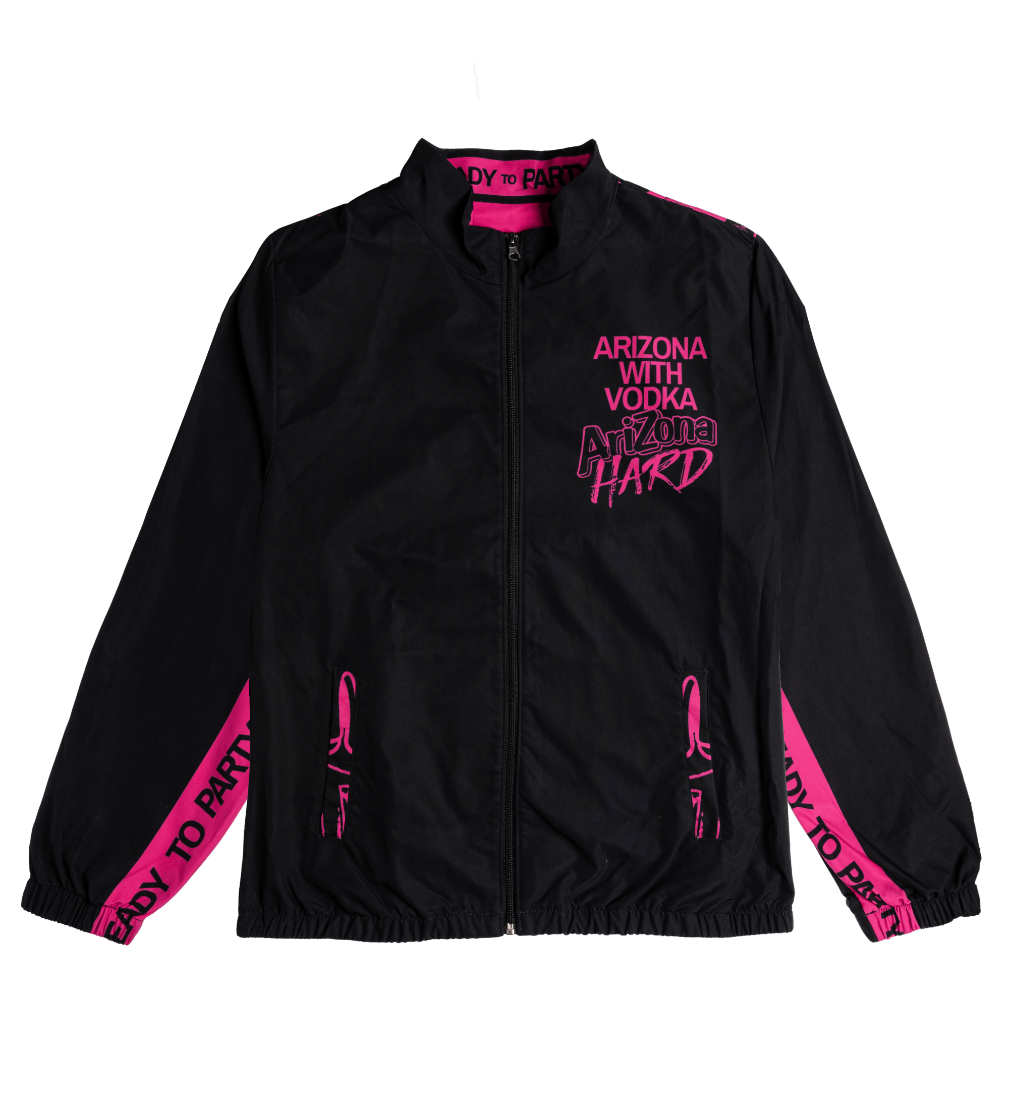 AriZona Hard Vodka Black & Pink Windbreaker Jacket