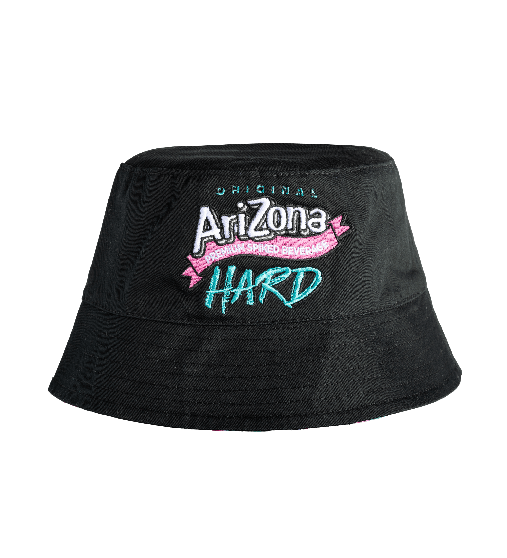 AriZona Hard Black Cherry Blossom Reversible Bucket Hat