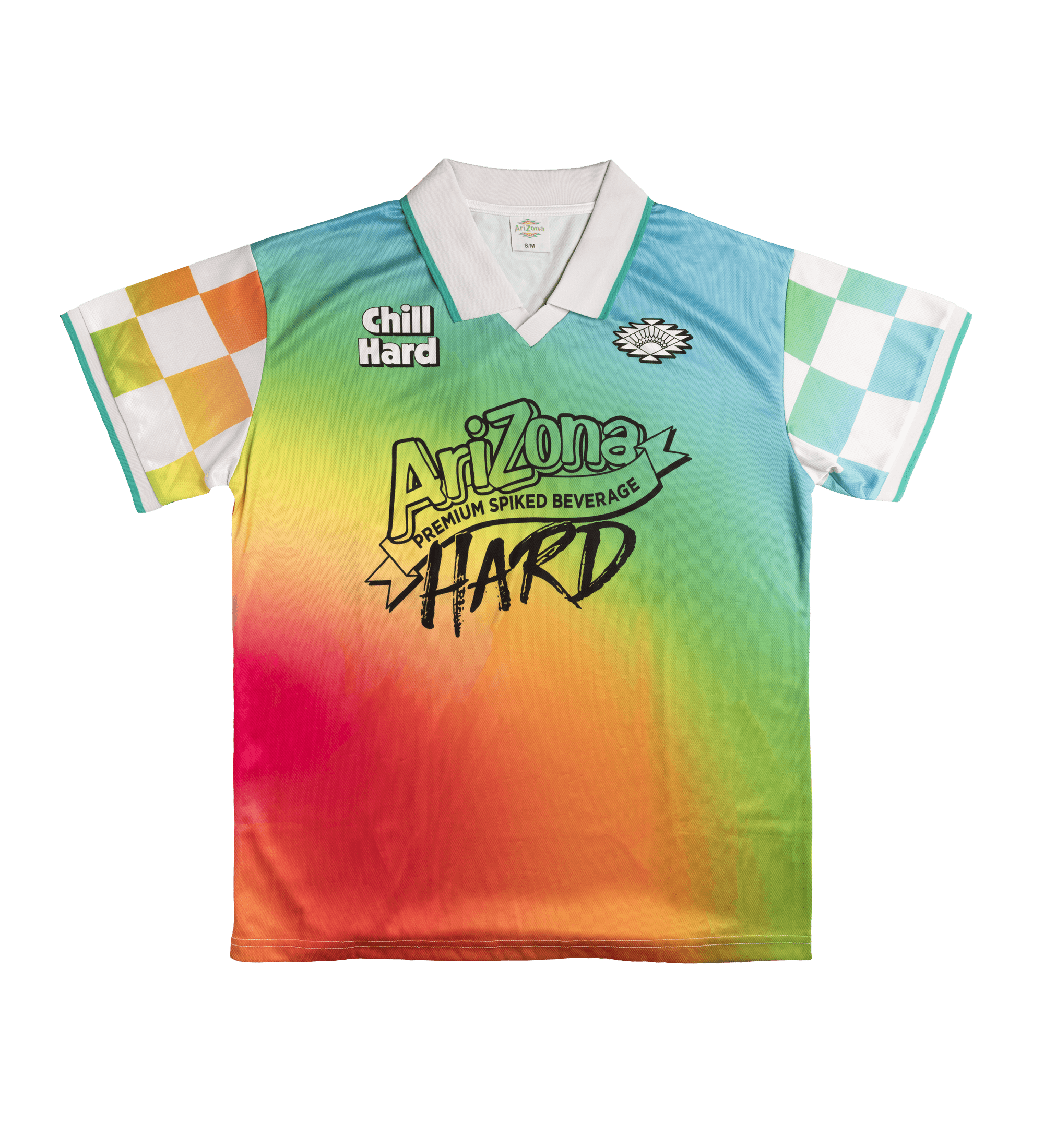 AriZona Hard Rainbow Gradient Soccer Jersey – DrinkAriZona