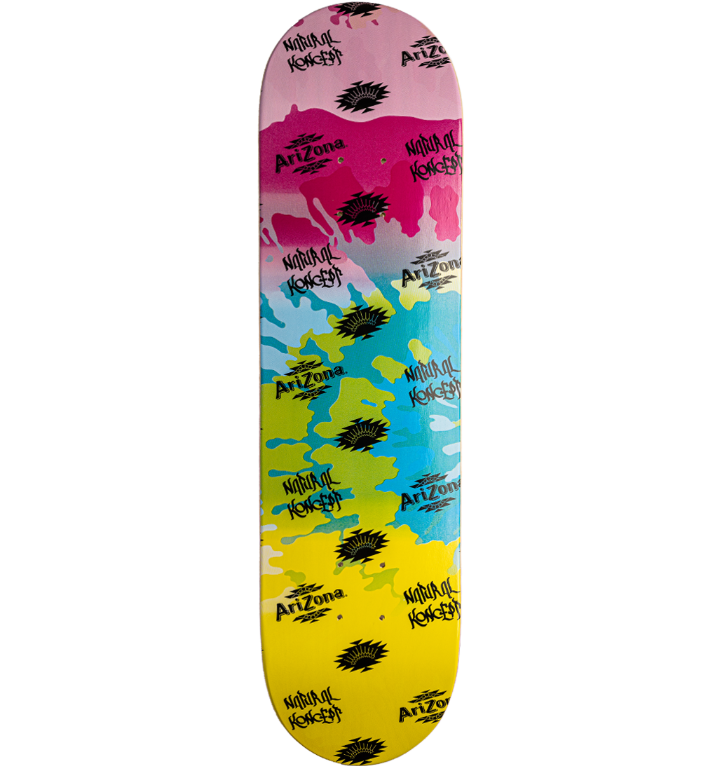 Tie-Dye Skateboard Deck