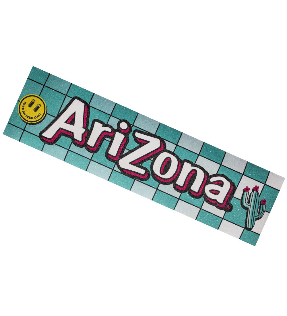 Teal & White Checkerboard Grip Tape