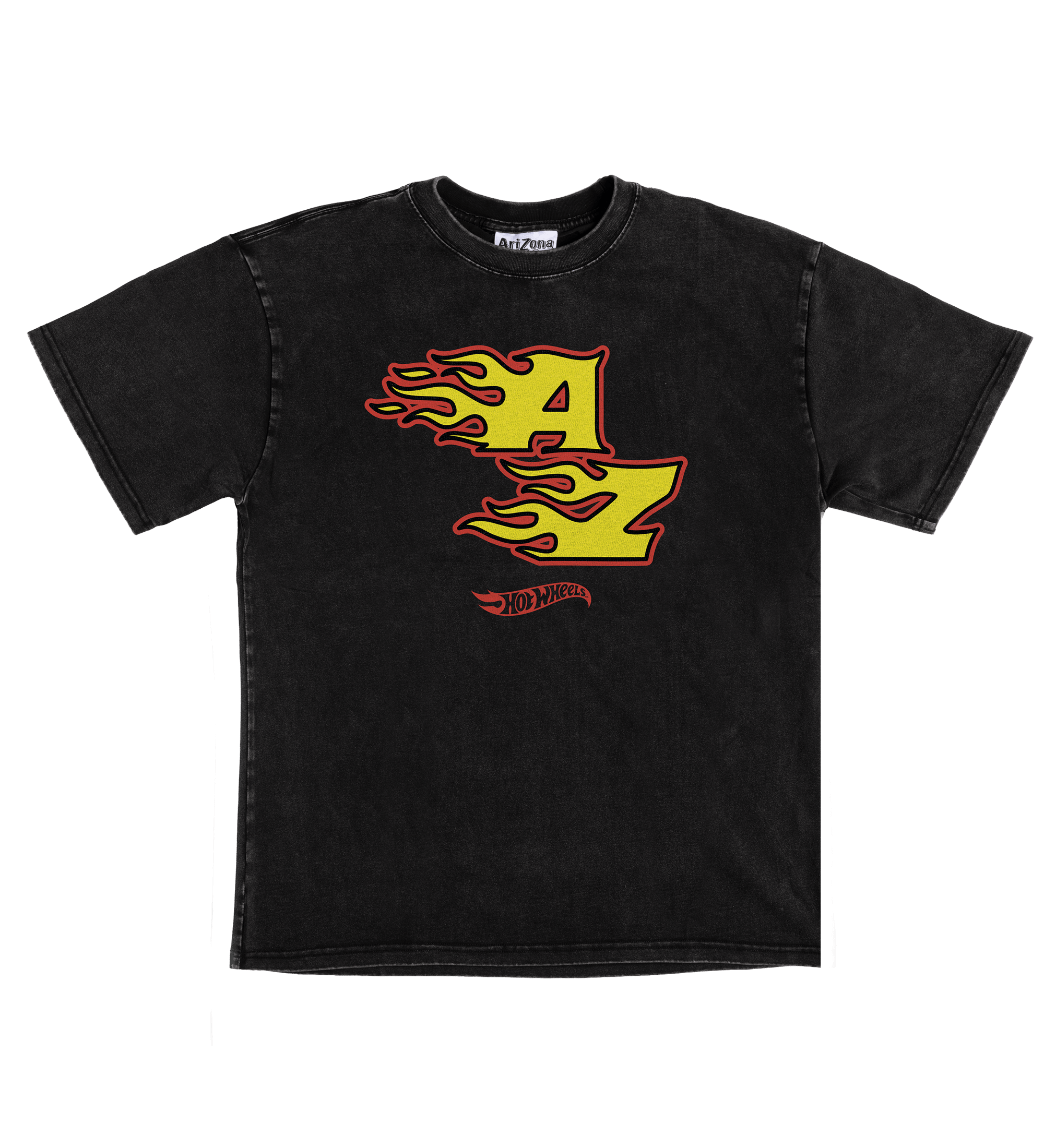 Black AZ Flame Red Car T-Shirt – DrinkAriZona