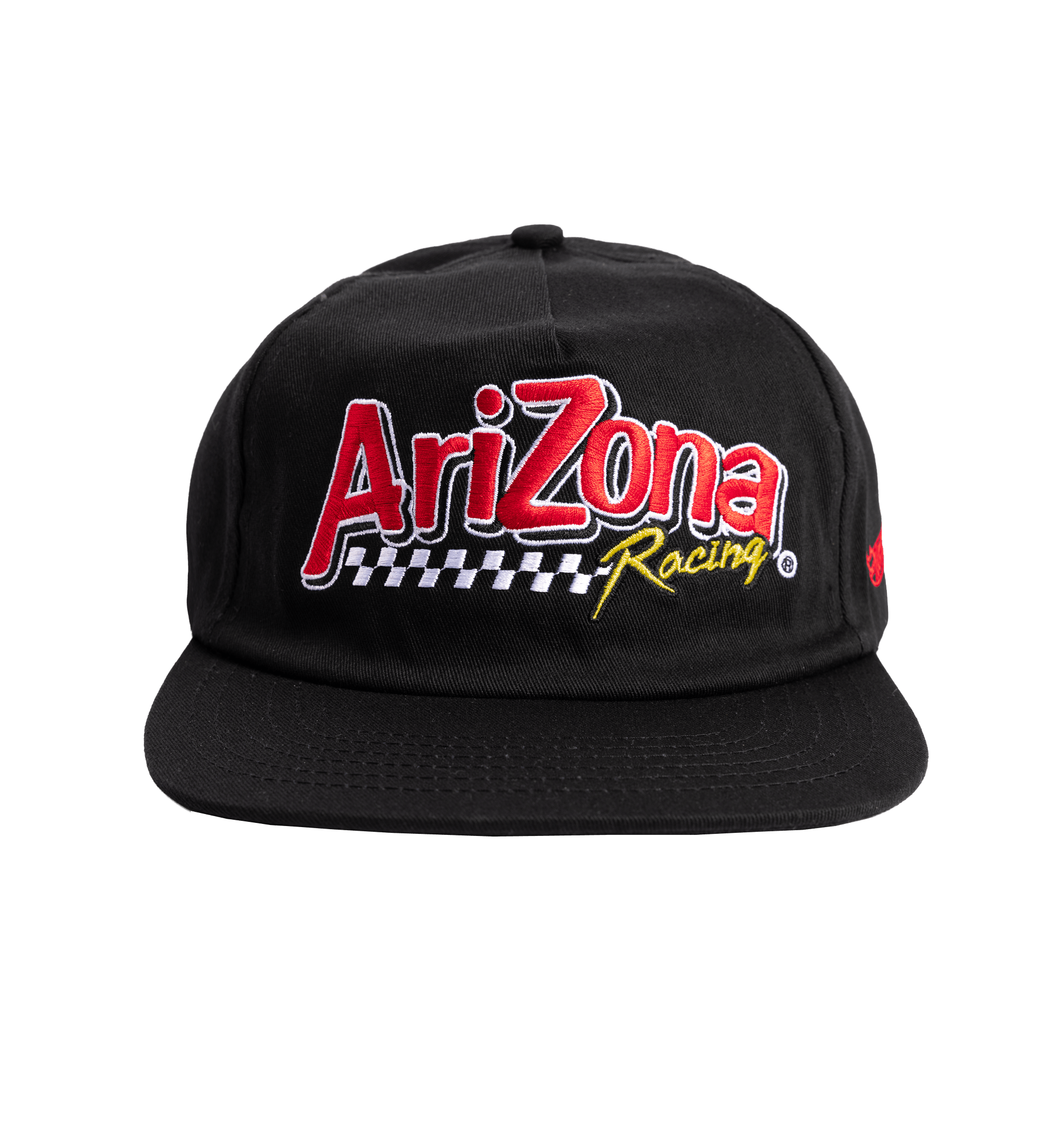 Black & Red Racing Snapback Hat