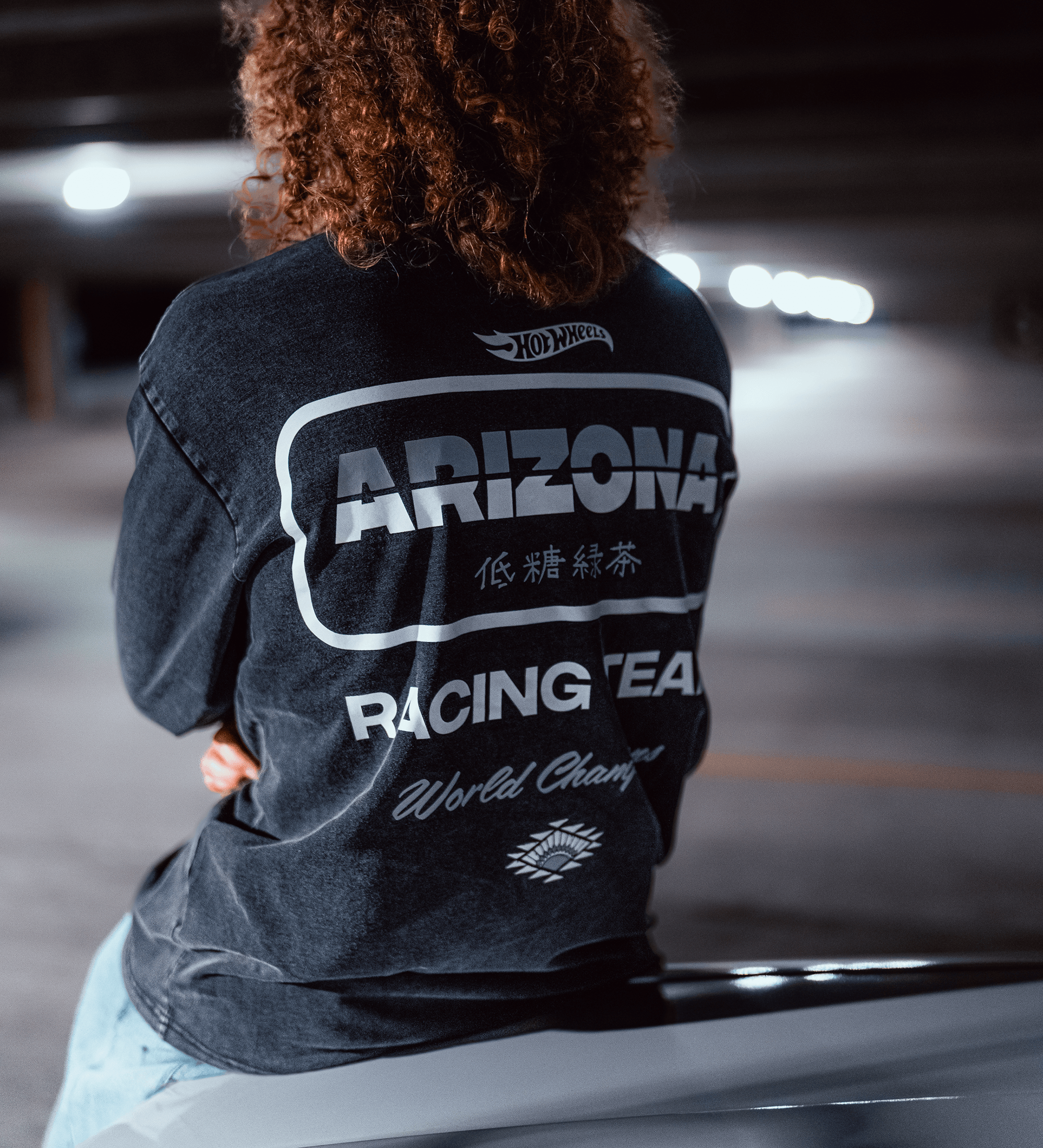 Black Racing Team Long-Sleeve T-Shirt