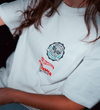 White & Teal 99 Racing Team T-Shirt
