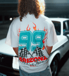 White & Teal 99 Racing Team T-Shirt