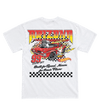 White & Red Race Car T-Shirt