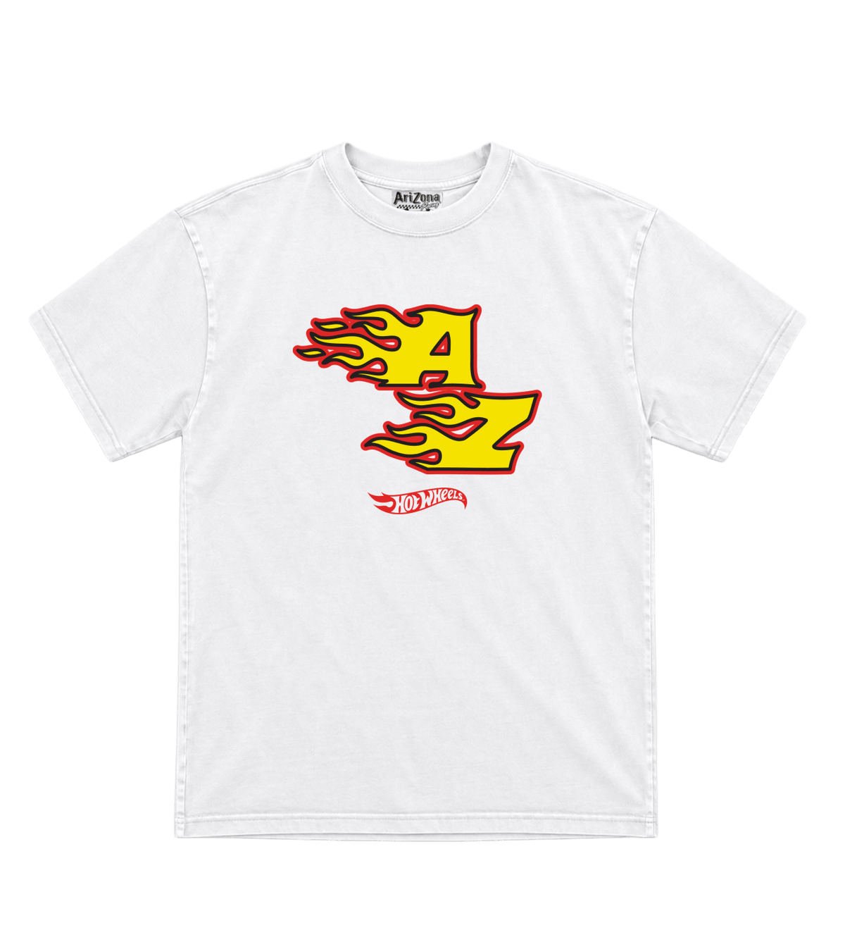 White & Red Race Car T-Shirt