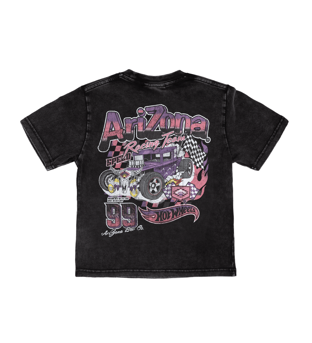 Black & Purple Race Car T-Shirt | Youth