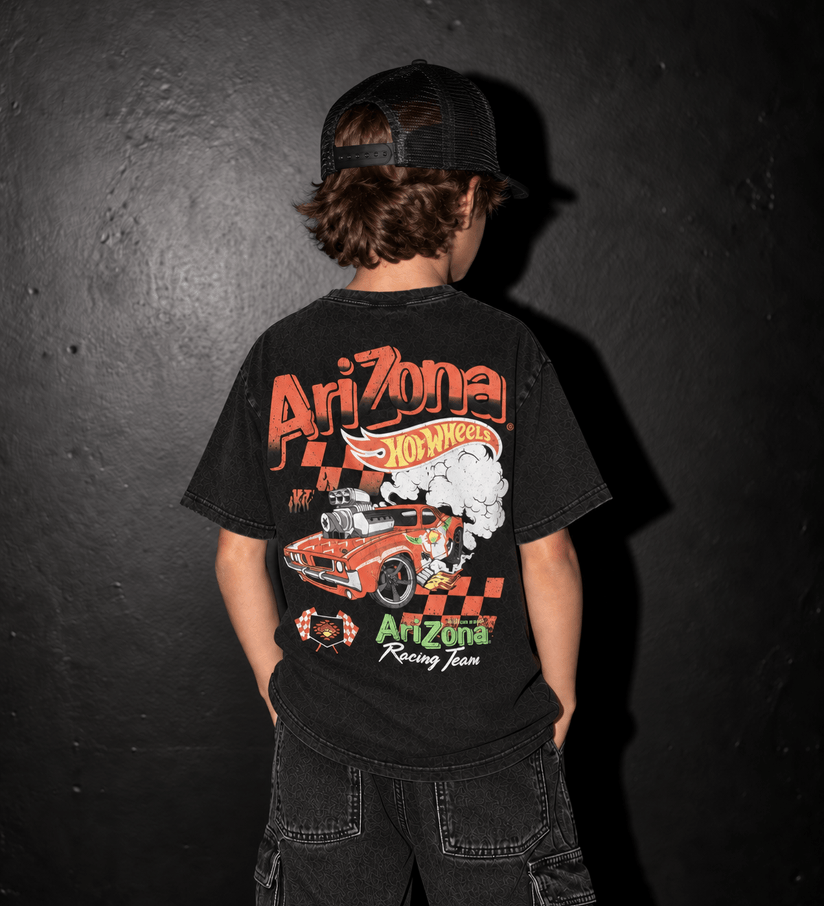 Black & Red Race Car T-Shirt | Youth