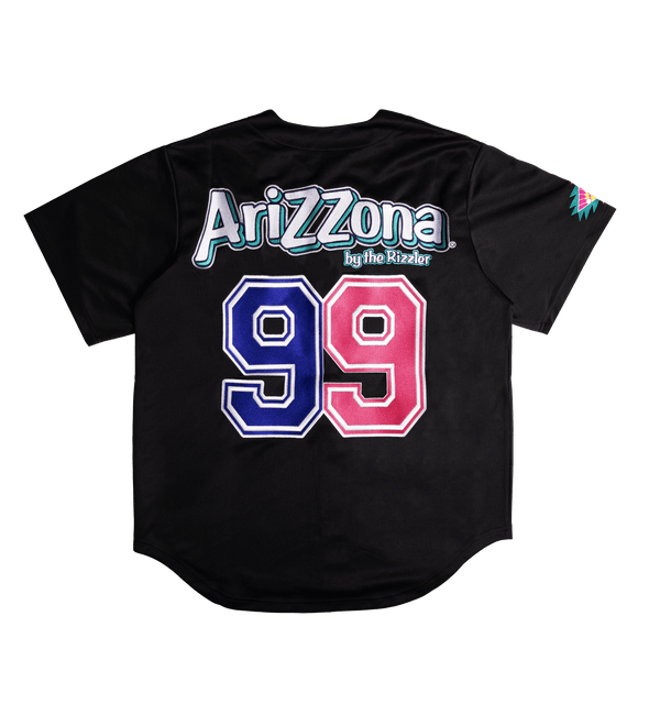 Black Embroidered Rizzler Berry Jersey