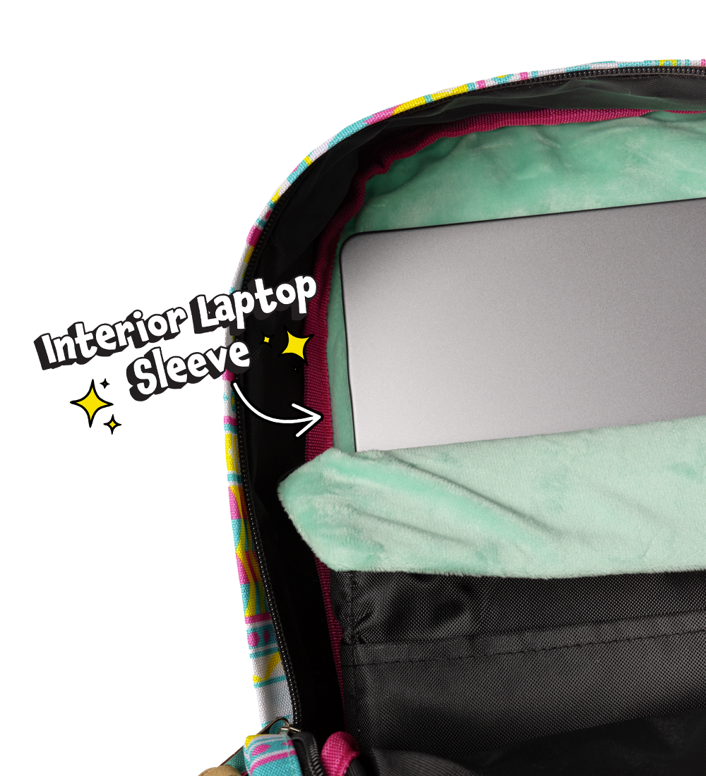 Teal Patchwork Backpack