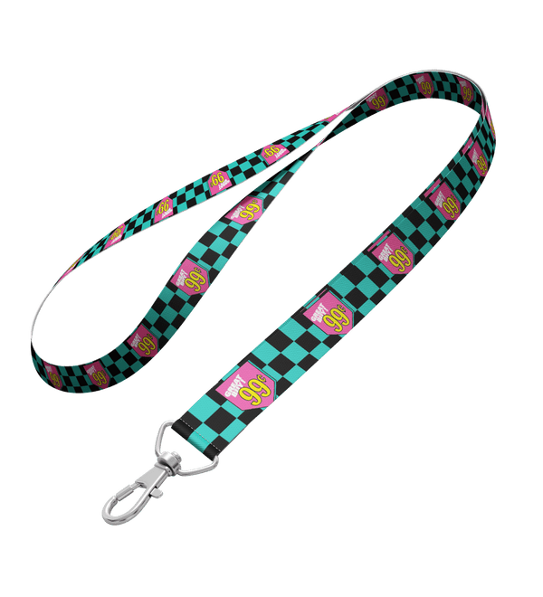 Black & Teal Great Buy 99¢ Lanyard