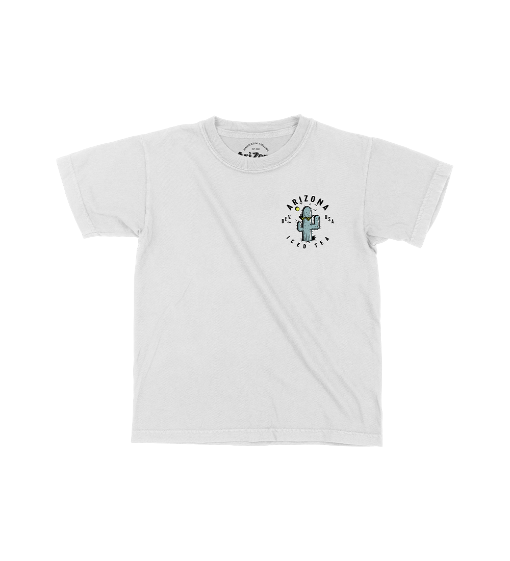 White Cactus Cotton T-Shirt | Youth