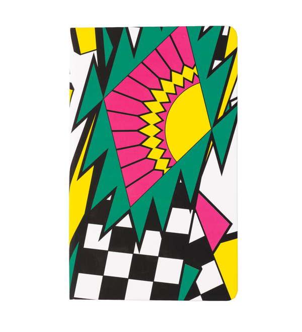 Green Split Sun Notebook