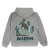 Back Grey Cowboy Hoodie Image