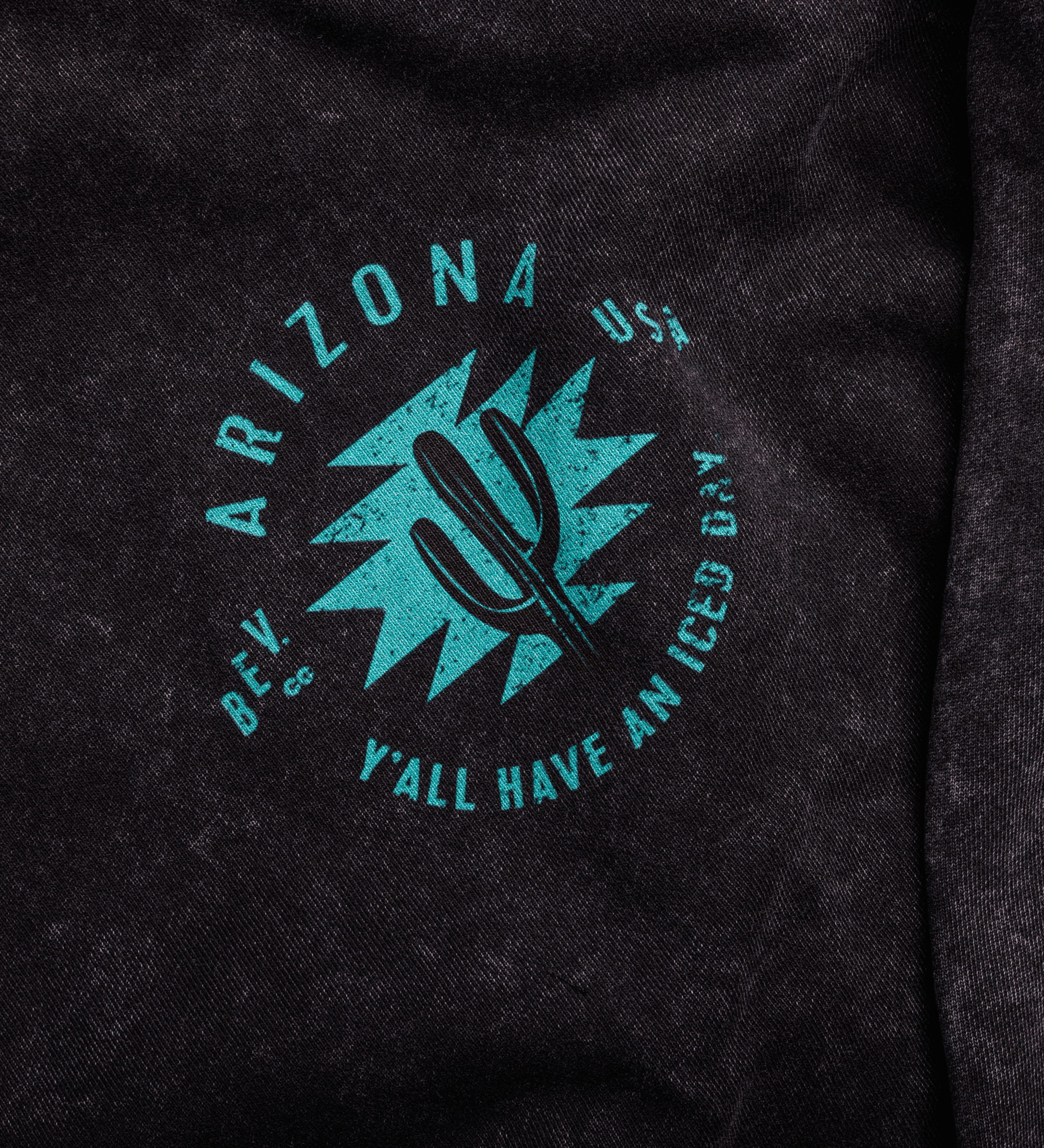 Black Cowboy Hoodie Close-up Front Image