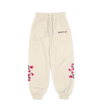 Ivory Cherry Blossom Sweatpants Front Image