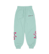 Teal Cherry Blossom Sweatpants
