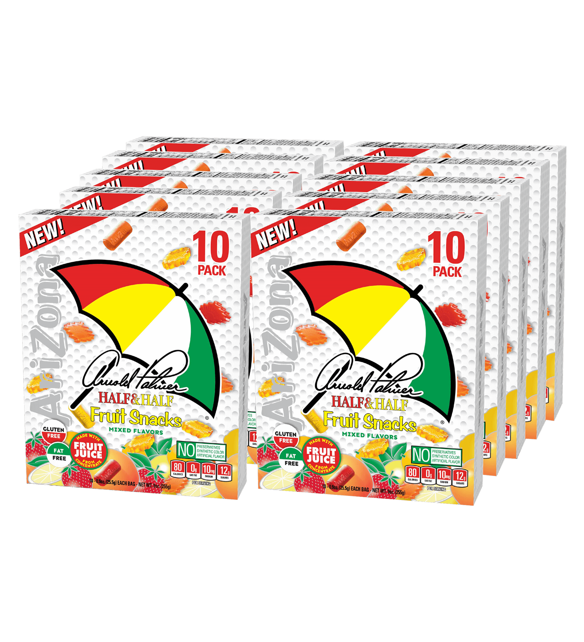 Arnold Palmer 100-Count Fruit Snacks Pack | 100-count / 10 boxes