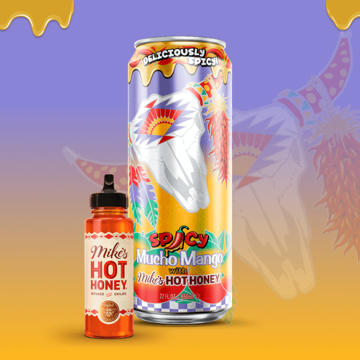 Mikes hot honey spicy Mucho mango can