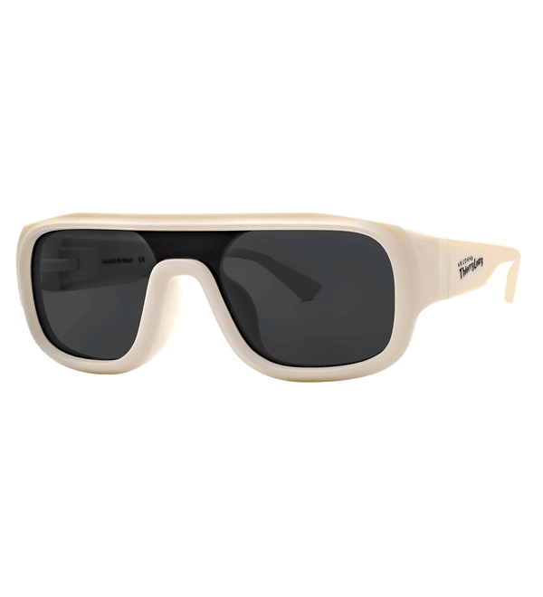 Ivory Sunglasses with Black Lens Side View