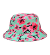 Teal & Pink Cherry Blossom Bucket Hat Product Image