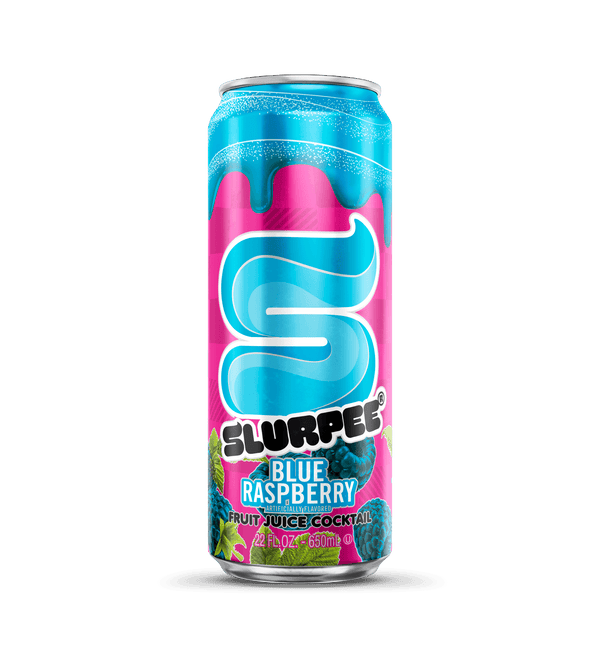 Blue Slurpee Juice Cocktail | 22 oz. Big Can / 12-pack