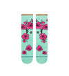 Teal & Pink Cherry Blossom 99 Cents Crew Socks