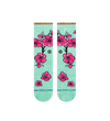 Teal & Pink Cherry Blossom 99 Cents Crew Socks