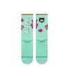 Teal & Pink Cherry Blossom 99 Cents Crew Socks