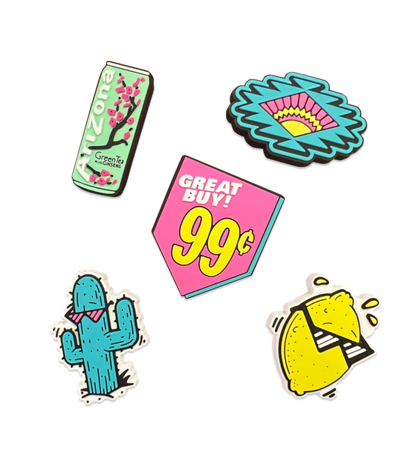 Cactus Shoe Charms 5-Piece Set