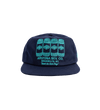 Navy Four Cans Snapback Hat