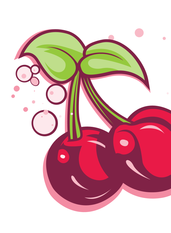 Cherry Lime Rickey Background Product Highlight Image