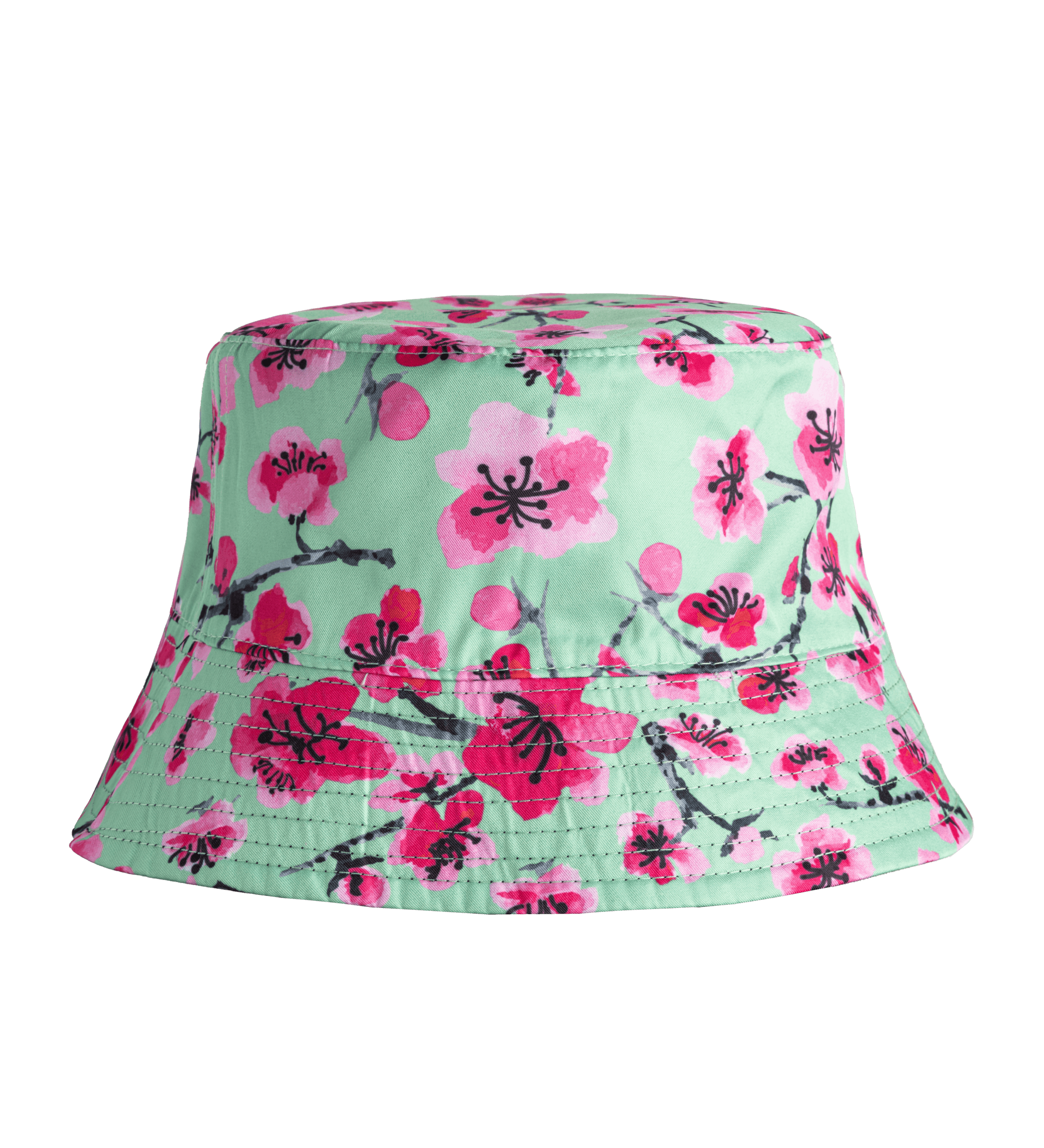 AriZona Hard Black Cherry Blossom Reversible Bucket Hat