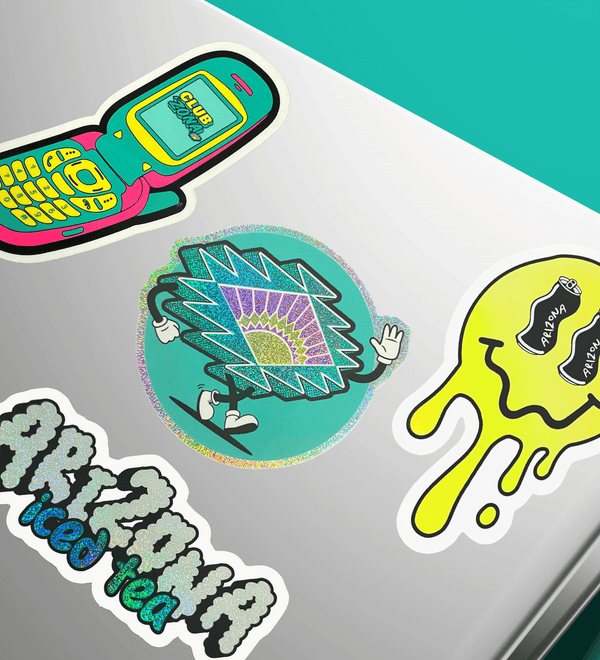 Club ’Zona 9-Piece Sticker Set Lifestyle Photo