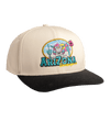 Cream & Teal Desert Snapback Hat Image
