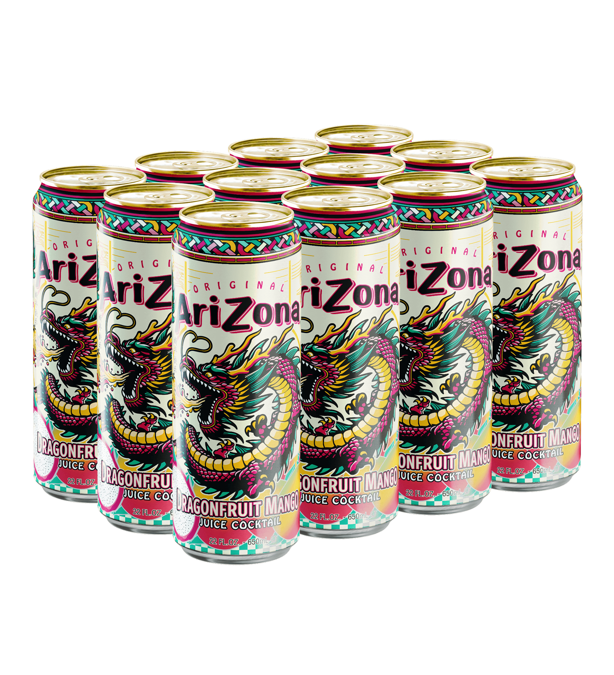Dragonfruit Mango Juice Cocktail | 22 oz. Big Can / 12-pack
