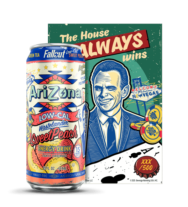 Low-Cal Sweet Peach Energy Drink | 15 oz. / 12-pack