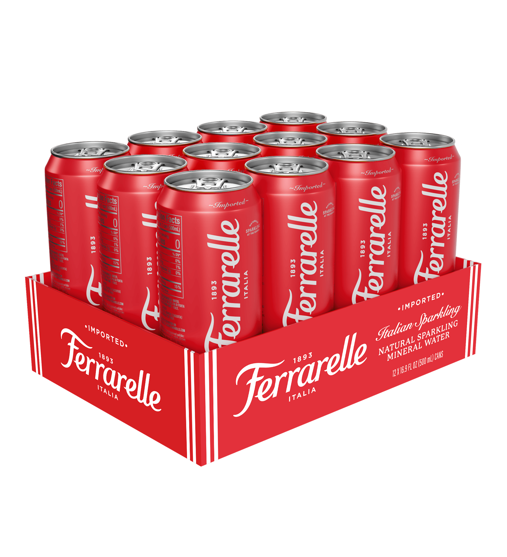 Ferrarelle Italian Sparkling Water | 16.9 oz. / 12-pack