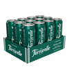 Case of 12 Ferrarelle Italian still Dark Green Aluminum cans