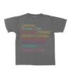 Flavors Youth Gray T-Shirt Back