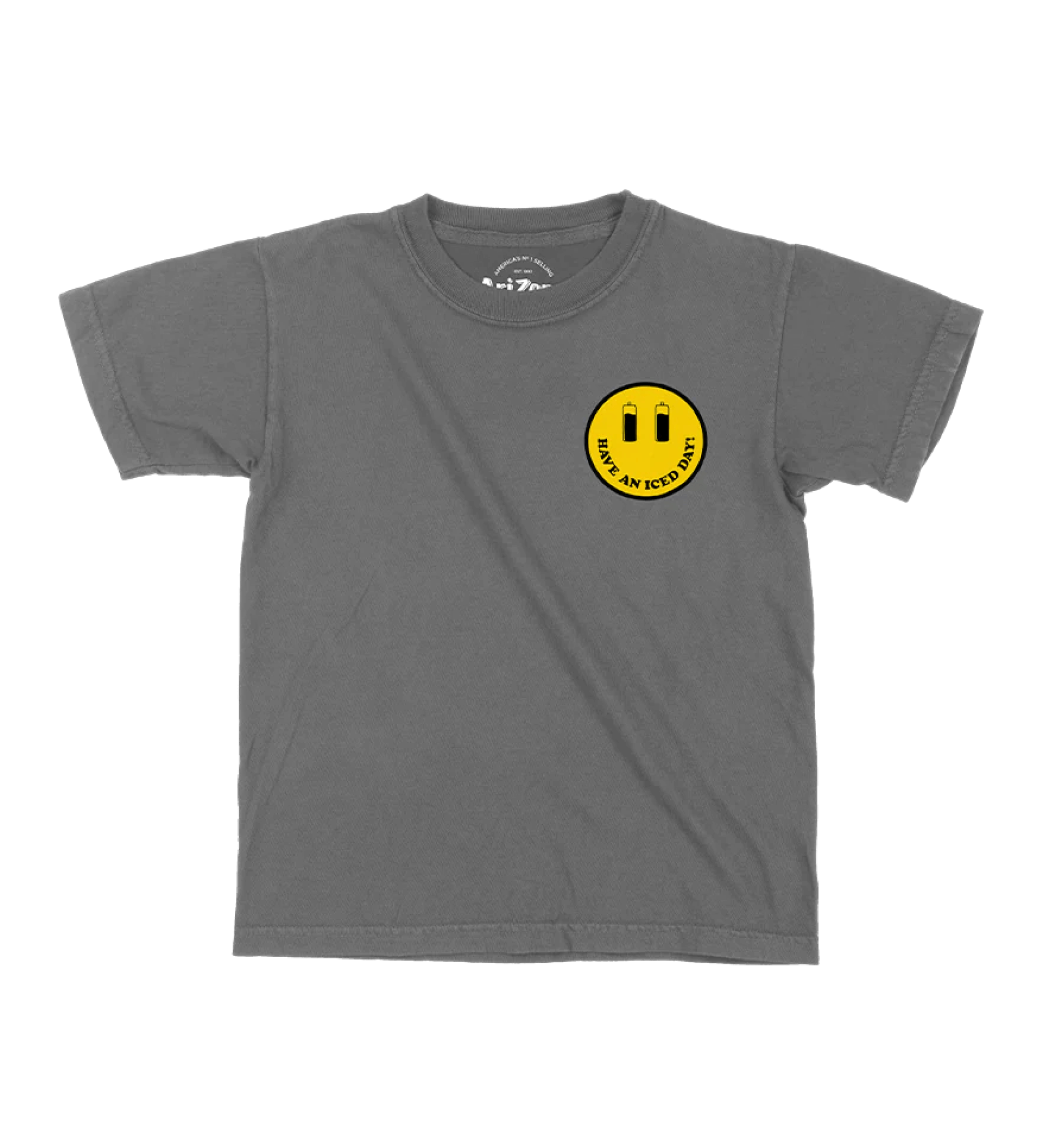 Flavors Youth Gray T-Shirt Front
