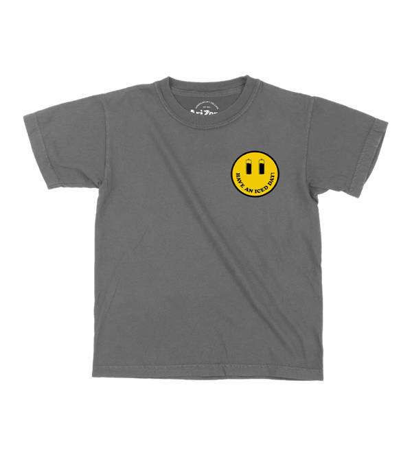 Flavors Youth Gray T-Shirt Front