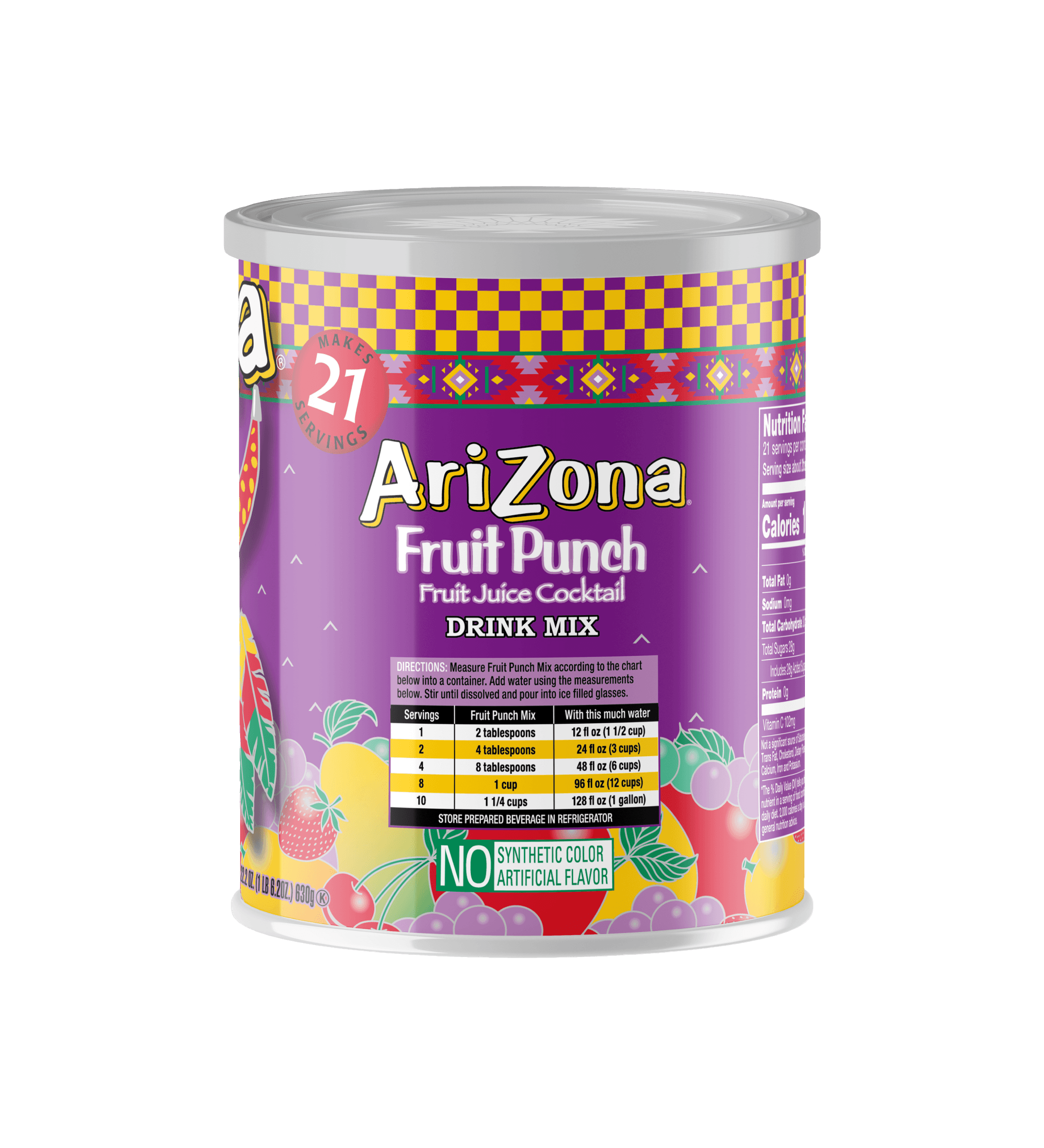 Fruit Punch Powdered Drink Mix | 22.2 oz.